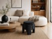 Kontrasto Пуф Osaka 42x42x40 см, черный, двусторонний, Meb000702 - Home Club, изображение 2