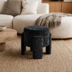 Kontrasto Пуф Osaka 42x42x40 см, черный, двусторонний, Meb000702 - Home Club, изображение 7