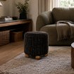 Kontrasto Пуф «Киото» 38x38x38 Plec, черный/орех, Meb000685 - Home Club, изображение 10