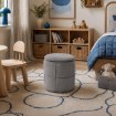 Kontrasto Пуф Nagoja 38x38x38 см Sztr серый Dw, Meb000707 - Home Club, изображение 2