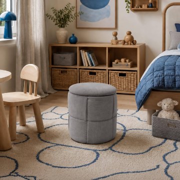 Kontrasto Пуф Nagoja 38x38x38 см Sztr серый Dw, Meb000707 - Home Club