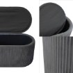 Kontrasto Пуф Bristol Duo 80x40x40 см, цвет: серый, Meb000713 - Home Club, изображение 8