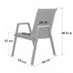 Kontrasto Комплект Malaga Wood для двоих, Черный, Двухместный, Meb000083 - Home Club, изображение 8