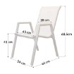 Kontrasto Комплект Malaga Wood для 2 человек, цвет «тауп», Dw, Meb000084 - Home Club, изображение 8