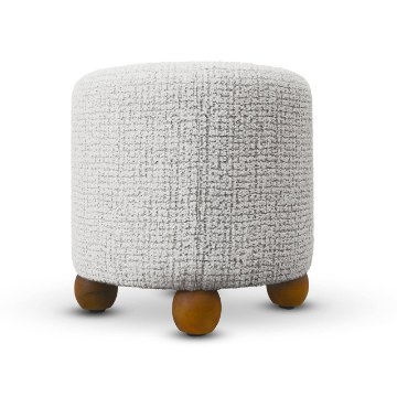 Kontrasto Пуф «Кіото» 38x38x38 Plec сірий/дуб Dw, Meb000687 - Home Club