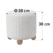 Kontrasto Пуф «Киото» 38x38x38 Plec, серый/дуб Dw, Meb000687 - Home Club, изображение 3