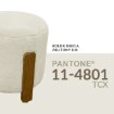 Kontrasto Пуф Seul 37x37x38 см Fut, цвет экрю/дуб Dw, Meb000691 - Home Club, изображение 4