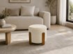 Kontrasto Пуф Seul 37x37x38 см Fut, цвет экрю/дуб Dw, Meb000691 - Home Club, изображение 7