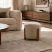 Kontrasto Пуф Seul 37x37x38 см Fut, цвет «таупе»/орех, Dw, Meb000690 - Home Club, изображение 2