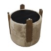 Kontrasto Пуф Seul 37x37x38 см Fut, цвет «таупе»/орех, Dw, Meb000690 - Home Club, изображение 6