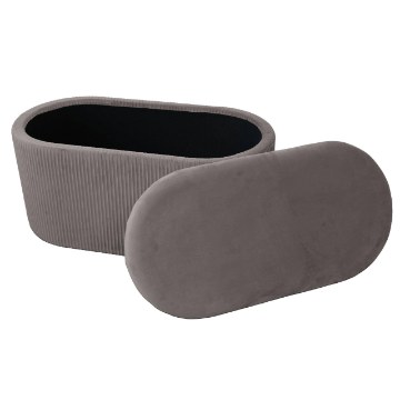 Kontrasto Пуф Bristol Duo 80x40x40 см, цвет Vel taupe, Dw, Meb000712 - Home Club