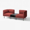 ИКЕА 2-местный диван с боковым столиком LILLEHEM, 795.360.70 - Home Club