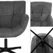 Kontrasto Fo108 Кресло Nexo, спинка C, серое, Dw, 5.01 94631 - Home Club, изображение 4