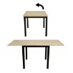 Kontrasto Sj218Jd Стол «Алекс» 80–160 × 80 × 75 см, дуб, 6.04 95157 - Home Club, изображение 2