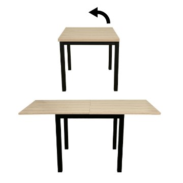 Kontrasto Sj218Jd Стол «Алекс» 80–160 × 80 × 75 см, дуб, 6.04 95157 - Home Club