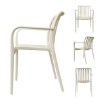 Kontrasto Kp104-Kd — кресло из полипропилена кремового цвета, Dw, Meb000049 - Home Club, изображение 3