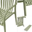 Kontrasto Kp104-Kd — стул из полипропилена, зелёный, Dw, Meb000050 - Home Club, изображение 4