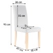 Kontrasto Kt209 Стілець Laro Gla Poli Бежевий Dw, 5.90 90367 - Home Club, зображення 2