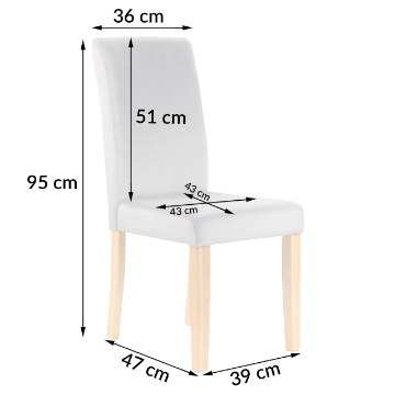Kontrasto Kt209 Стілець Laro Gla Poli Бежевий Dw, 5.90 90367 - Home Club