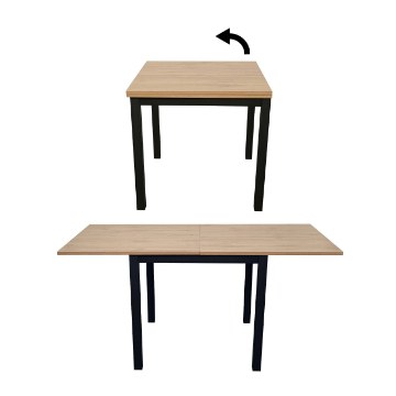 Kontrasto Sj218D Стол «Алекс» 80–160 × 80 × 75 см, дуб Dw, 6.04 95140 - Home Club