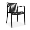 Kontrasto Kp104-Kd — стул из полипропилена, чёрный, Dw, Meb000048 - Home Club