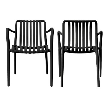 Kontrasto Kp104-Kd — стул из полипропилена, чёрный, Dw, Meb000048 - Home Club