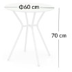 Kontrasto Стіл Como Pro зелений, діаметр 60x70 см, Dw, Meb000087 - Home Club, зображення 8