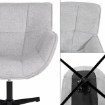 Kontrasto Fo108 Кресло Nexo с серым спинком, Dw, 5.01 94624 - Home Club, изображение 3