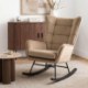 Mebel Elite Кресло-качалка Jackson, бежевое, велюровое, ME.JACKSON/BZ/V/FW - Home Club