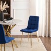 Mebel Elite Стул York, темно-синий, велюровый, ME.YORK/GR/ZL/V/K - Home Club, изображение 2