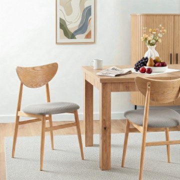 Mebel Elite Стілець Braga Дуб/Сірий, ME.BRAGA/P/D/T/K - Home Club