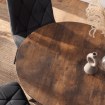 Mebel Elite Комплект: стол Lauren 90 см (дуб рустикальный/чёрный) и 4 стула Robin (чёрные), ME.LAUREN/RU/CZ/S90:1|ME.ROBIN/CZ/V/K:4 - Home Club, изображение 4
