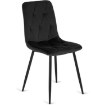 Mebel Elite Комплект: стол Lauren 90 см (дуб рустикальный/чёрный) и 4 стула Robin (чёрные), ME.LAUREN/RU/CZ/S90:1|ME.ROBIN/CZ/V/K:4 - Home Club, изображение 9