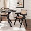 Mebel Elite Стул Madera, чёрный/бежевый, ажурный, ME.MADERA/KR/RT/CZ/DK/K - Home Club, изображение 2