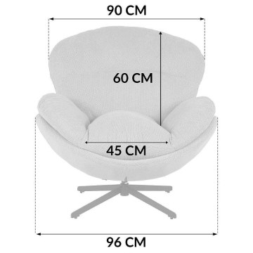 Kontrasto Fo106 Кресло Milo 3D Latte Dw, 5.01 94648 - Home Club