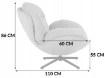 Kontrasto Fo106 Кресло Milo 3D Latte Dw, 5.01 94648 - Home Club, изображение 3
