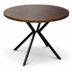 Kontrasto Sj216-O Стіл Erik, діаметр 90 × 76 см, горіх Dw, 6.04 95232 - Home Club