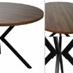 Kontrasto Sj216-O Стіл Erik, діаметр 90 × 76 см, горіх Dw, 6.04 95232 - Home Club, зображення 3