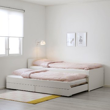 ИКЕА Дополнительная кровать с ящиком SLÄKT СЛЭКТ, 992.394.51 - Home Club