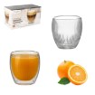 BackHome Living Набір із 2 рифлених склянок із подвійними стінками, 230 мл, IBO4706 - Home Club, зображення 3