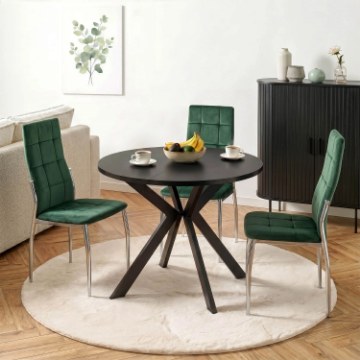 Mebel Elite Стул Molly, зеленый, велюровый, ME.MOLLY/Z/CH/V/K - Home Club