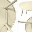 Kontrasto Стол Domo кремового цвета, диаметр 80x72 см, двусторонний, Meb000089 - Home Club, изображение 3