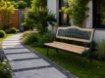 Kontrasto Lo1000-3 Садовая скамейка 126x52x75 см Dw, Meb000121 - Home Club, изображение 8