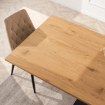 Mebel Elite Стол Rex, раскладной, 160–220 см, Мдф, дуб/чёрный, ME.REX/D/S160-220 - Home Club, изображение 4