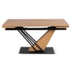 Mebel Elite Стол Rex, раскладной, 160–220 см, Мдф, дуб/чёрный, ME.REX/D/S160-220 - Home Club, изображение 8