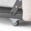 Mebel Elite Кровать 120x200 Villemo, кремового цвета, из ткани «букле», ME.VILLEMO/120/90/KR/TB/LOZWYS - Home Club, изображение 7