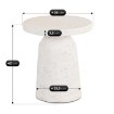 Mebel Elite Столик Dess 38 см, кремовый/бежевый, современный, ME.DESS/KR-BZ/MGO/L - Home Club, изображение 6