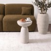 Mebel Elite Столик Henrico 40 см, кремовый/бежевый, современный, ME.HENRICO/KR-BZ/MGO/L - Home Club, изображение 2