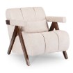 Mebel Elite Кресло Renato, бежевый/орех, ME.RENATO/BZ/O/T/FW - Home Club