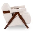 Mebel Elite Кресло Renato, бежевый/орех, ME.RENATO/BZ/O/T/FW - Home Club, изображение 4